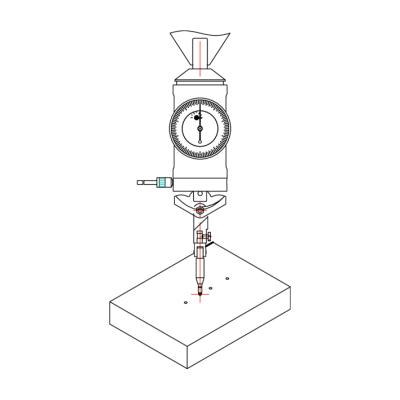 Centrumsökare 0-3 mm med Ø10 mm skänkel (3/8